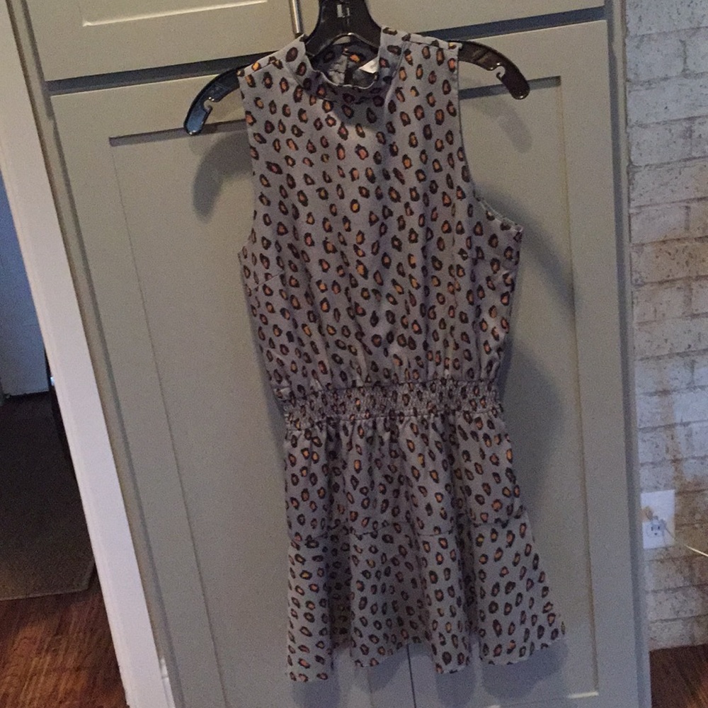 Cupcakes and cashmere leopard print dress